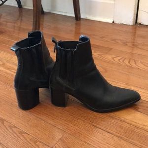 Zara Heeled Black Boots